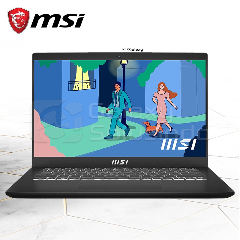 MSi MODERN 14 C11M 005ID Core I3 1115G4 512GB SSD 8GB RAM INTEL UHD GRAPHIC - Classic Black Notebook