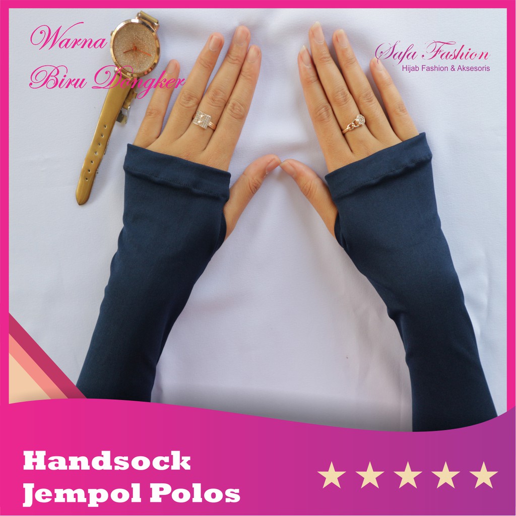 Handsock Jempol Polos Premium