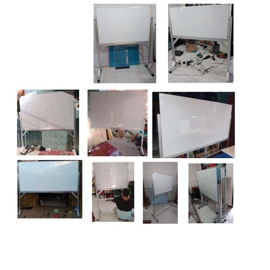 

paling diminati] whiteboard standing / papan Tulis Standing 60 x 120 cm
