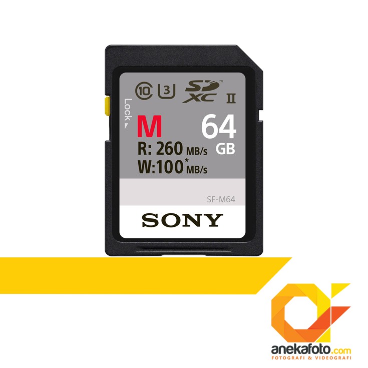 Sony Memory SDXC UHS II 64GB 260MB #SF-M64/T