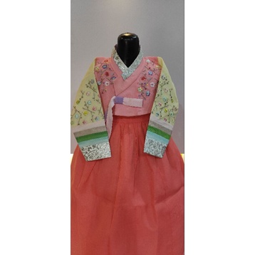 hanbok anak 5 tahun warna cantik