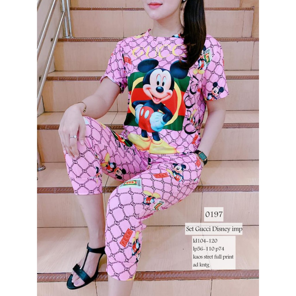 0197 Set Gucci Disney imp pink