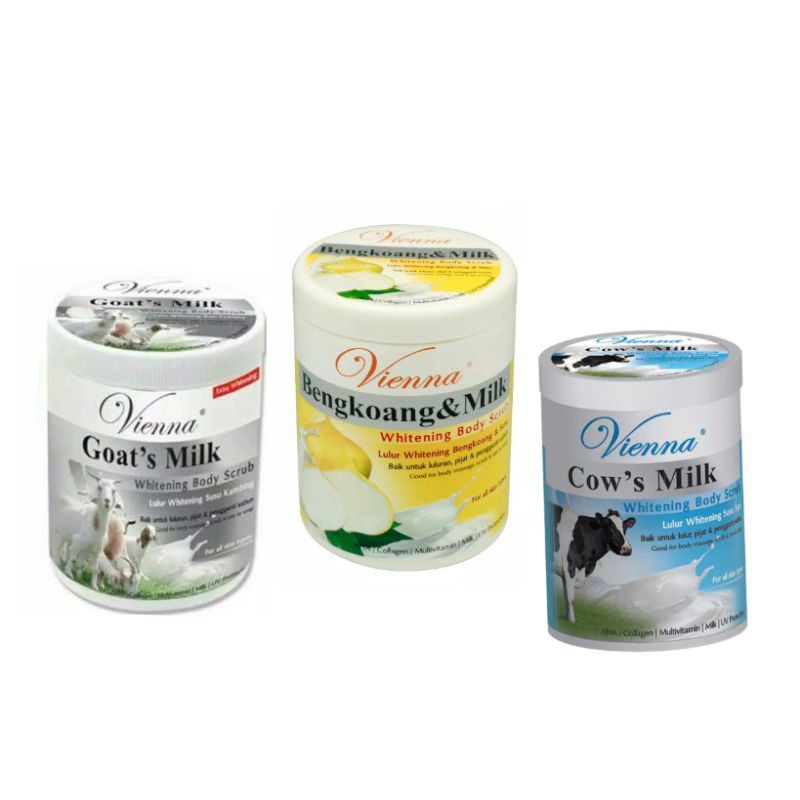 vienna body scrub 1kg / lurur viena brightening