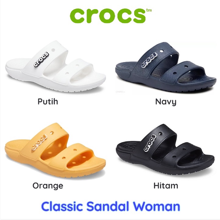 Crocs / Sandal Crocs / Crocs Cewe / Crocs Wanita / Sendal Crocs / Crocs Classic Sandal / Selop Cewe