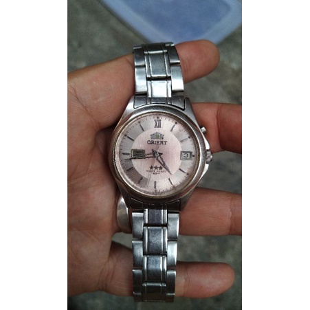 jam tangan orient tripel A second bekas original