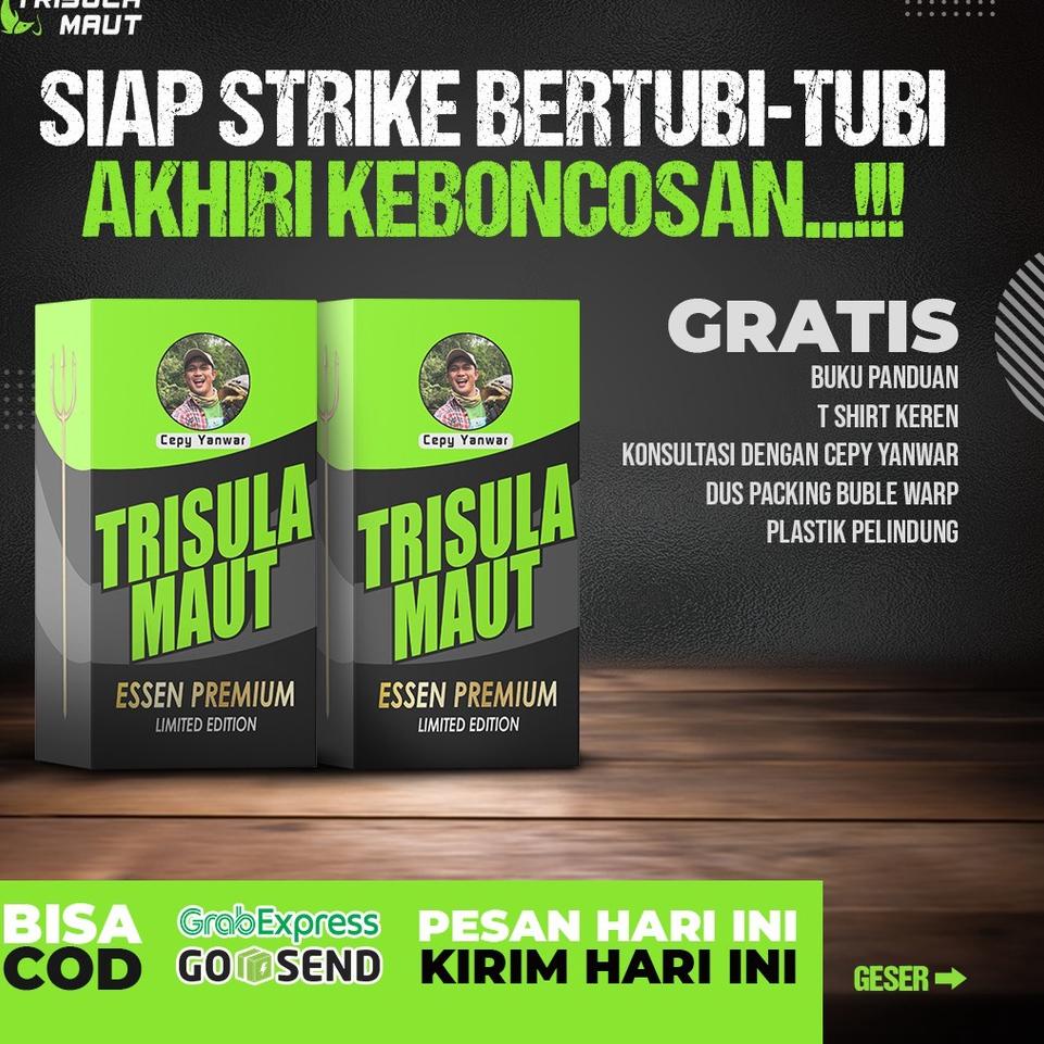 Kualitas Premium.. ORIGINAL ESSEN TRISULA MAUT UMPAN MANCING IKAN MAS, IKAN BAWAL, IKAN LELE,IKAN PA