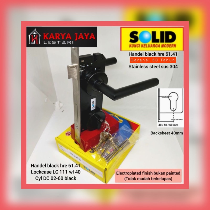 Handel Solid HRE 61.41 Black