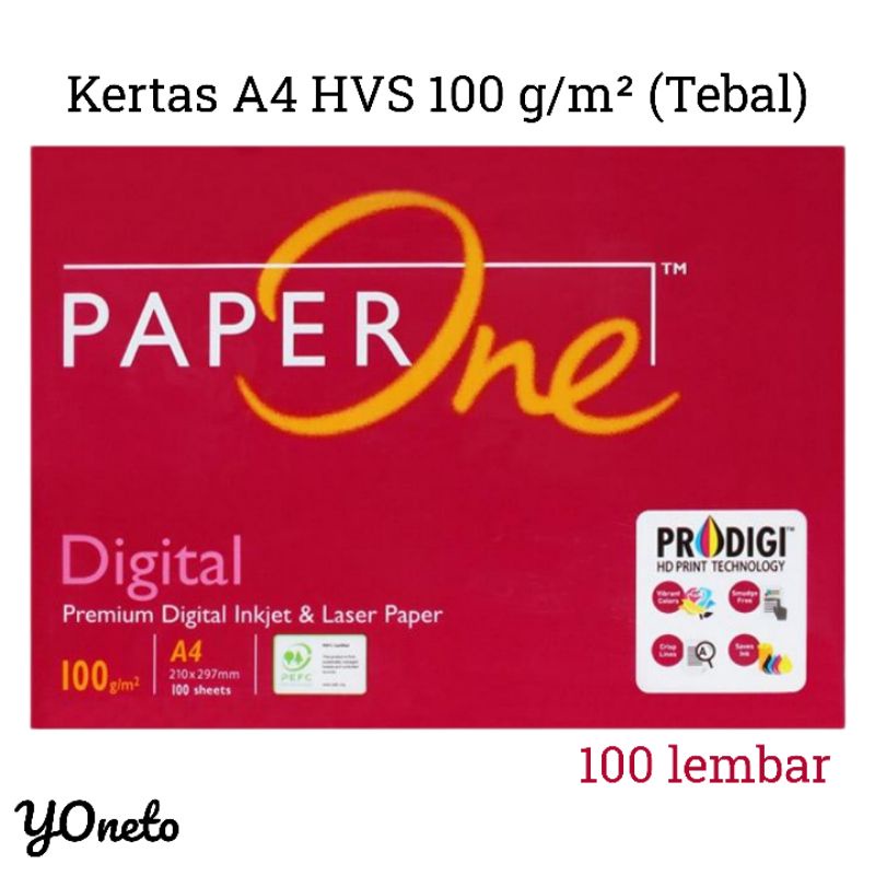 

Kertas HVS Paperone A4/100gr Retail Pack