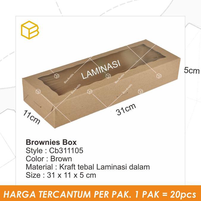 

TC - CB311105 | Cake box,Brownies box,Dus kue,Kotak souvenir,Packaging