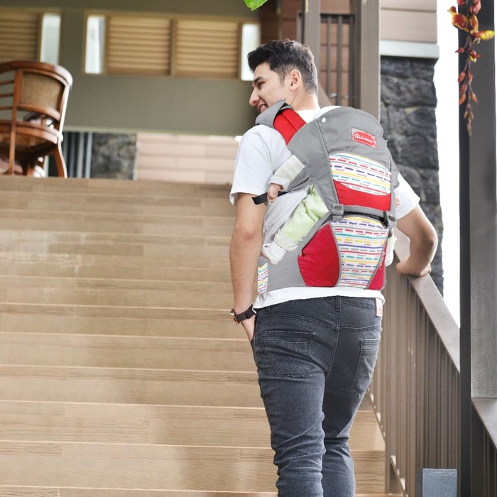 Gendongan Bayi Hipseat Depan Ransel Snobby TPG 1644 Series Line