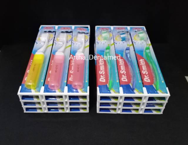 SIKAT ORTHO /  ORTHODONTIC TOOTH BRUSH / SIKAT BEHEL Dr. SMITH / Dr.SMILE ( 12 pcs )