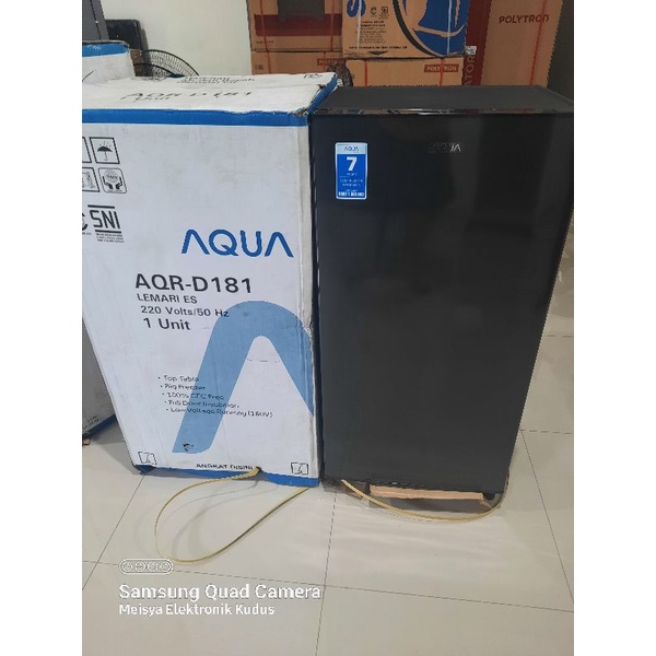 Kulkas 1 Pintu Aqua AQR D181 BS