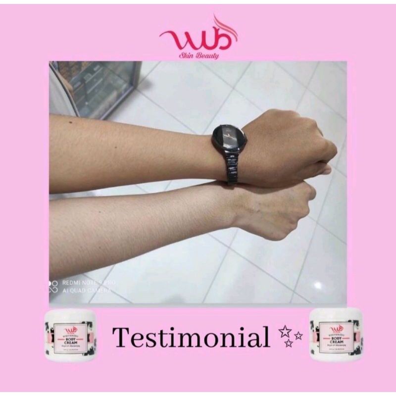 WUB BODY CREAM BLEACHING 100gr