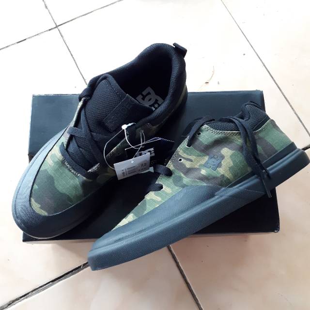DC Infinite TX SE Original Sneaker Skate Pria Green Army