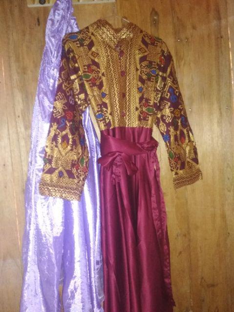 Batik Couple Keluarga Maura Gamis Prodo Modern Seragam Gayatri Kerja Sania Ori Ramadhani Rafa Family