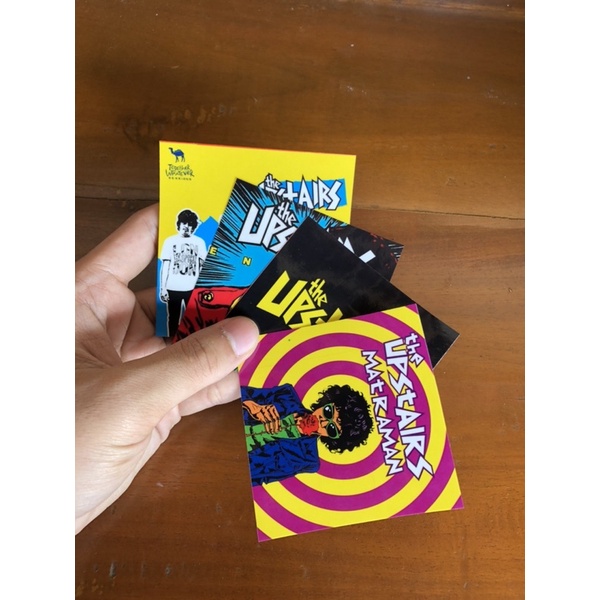 sticker stiker pack band indie upstair indonesia laptop hp tablet skin