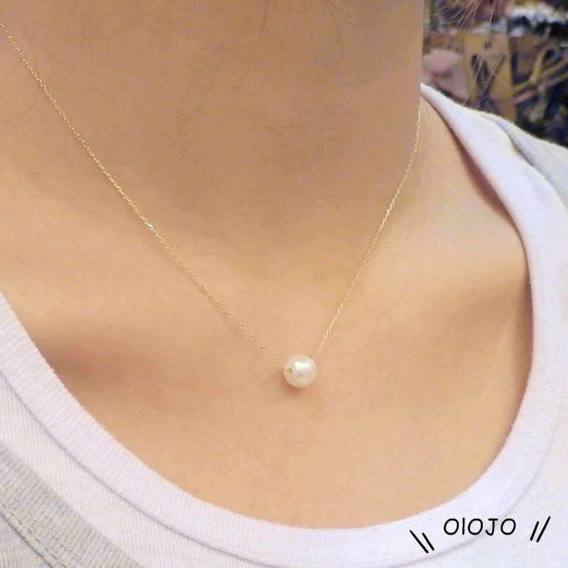 Kalung Mutiara Manis Sederhana Untuk Perhiasan Wanita - Ol