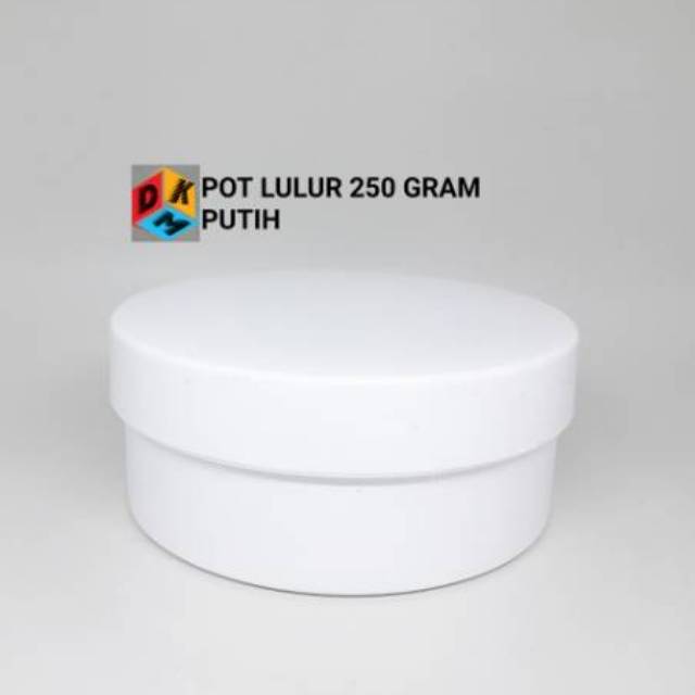 Pot lulur 250 gram putih
