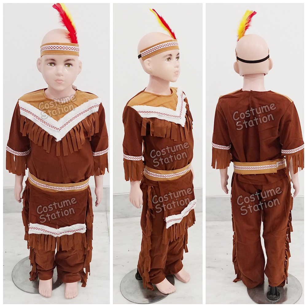 Kostum Indian LP / Costume Native American Indian anak laki cowo