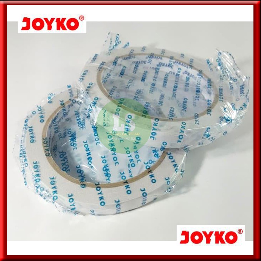 

Double Tape Joyko Sided Tape Perekat 2 Sisi Joyko 6 mm x 15 yard