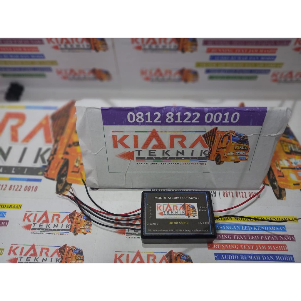 new modul strobo 4 channel 18mode