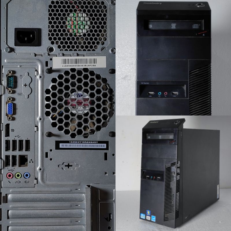 Pc lenovo thinkcentre m91pCore i5 gen 2 ram 4gb ddr 3 hdd 500