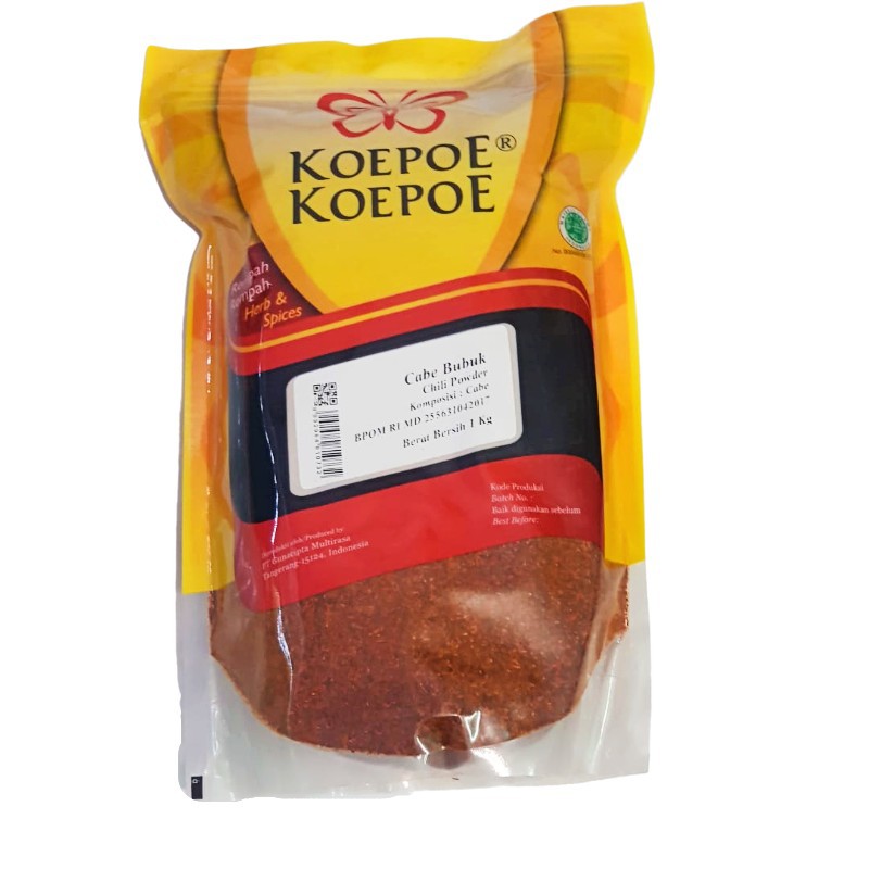 Koepoe Koepoe Bubuk Cabe Kasar 1kg WJM Shop Makassar