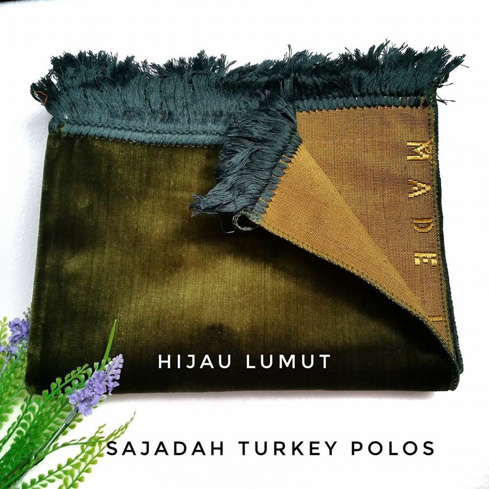 Sajadah Polos Turkey 70 X 110 Cm /BISA COD/BEST SELLER