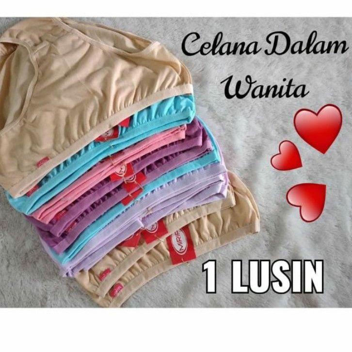 Terbagus.. CELANA DALAM WANITA LUSINAN / CD WANITA MERK MIRIP