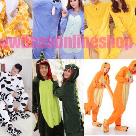 AIS BAJU ONESIE KARAKTER HEWAN UKURAN DEWASA IMPORT ल.