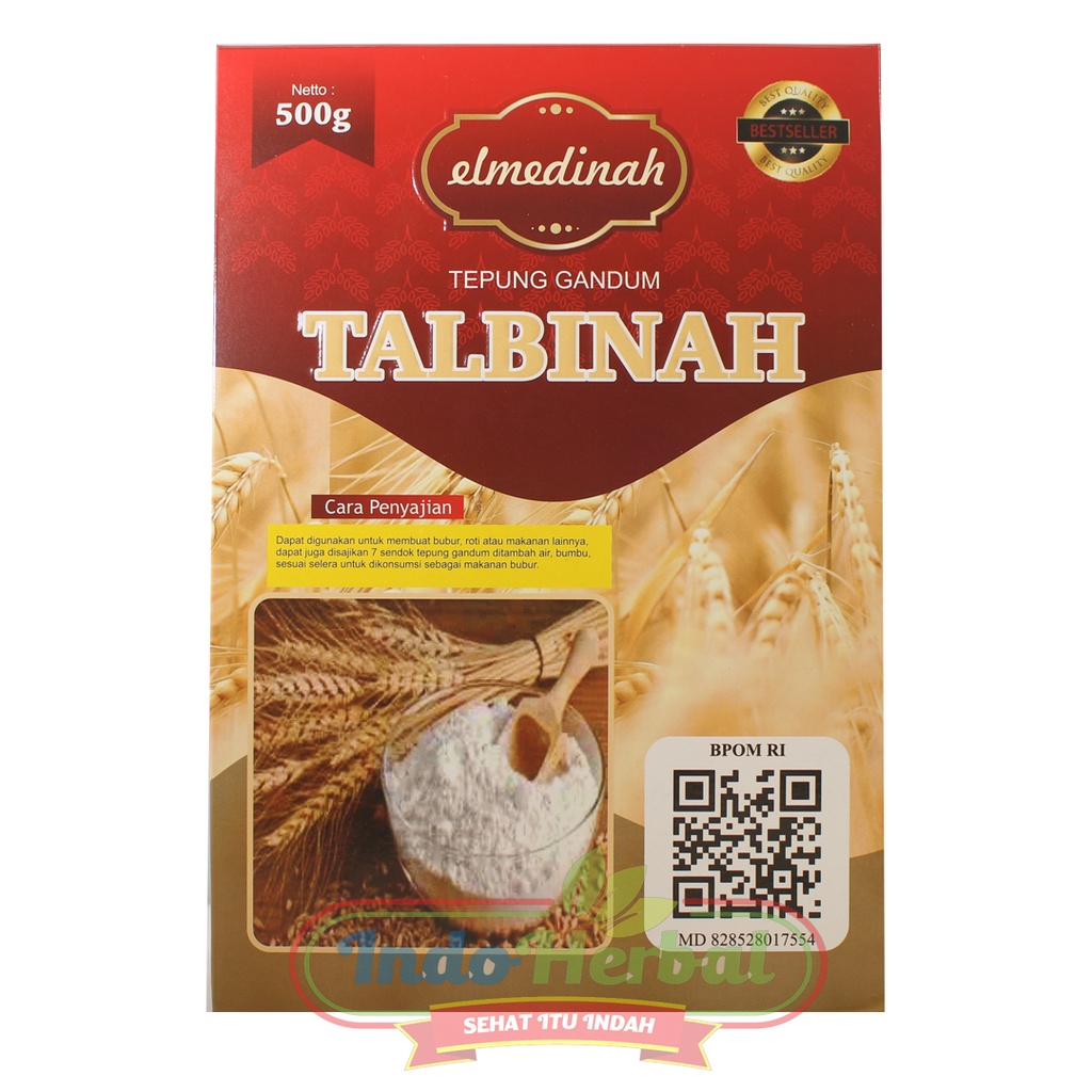 Talbinah El Medinah Resep Thibb Nabawy 500 gr | Tepung Gandum 100% Original