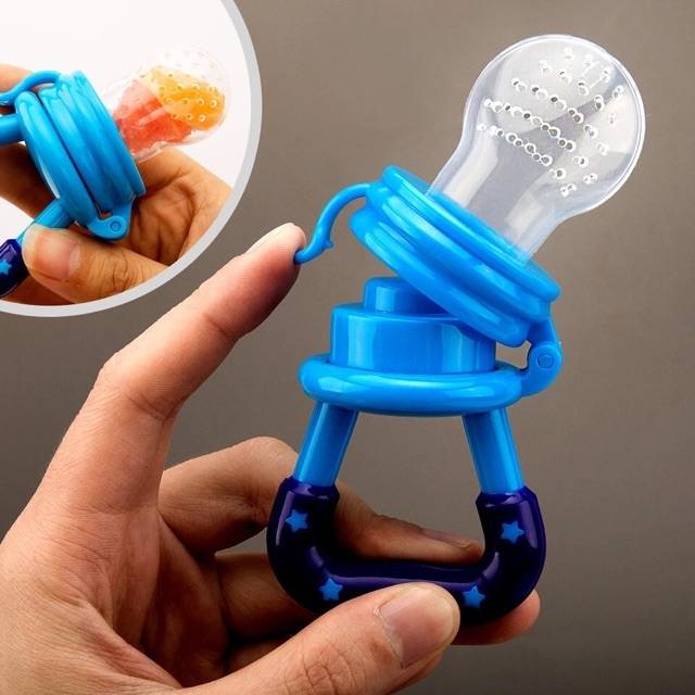 QUEENQUINNYSTORE Empeng bayi/Dot buah bayi/Baby Fruit Pacifier BPA Free - Peralatan MPASI-5
