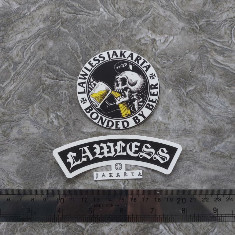 STIKER I LAWLESS JAKARTA I TRANSPARAN
