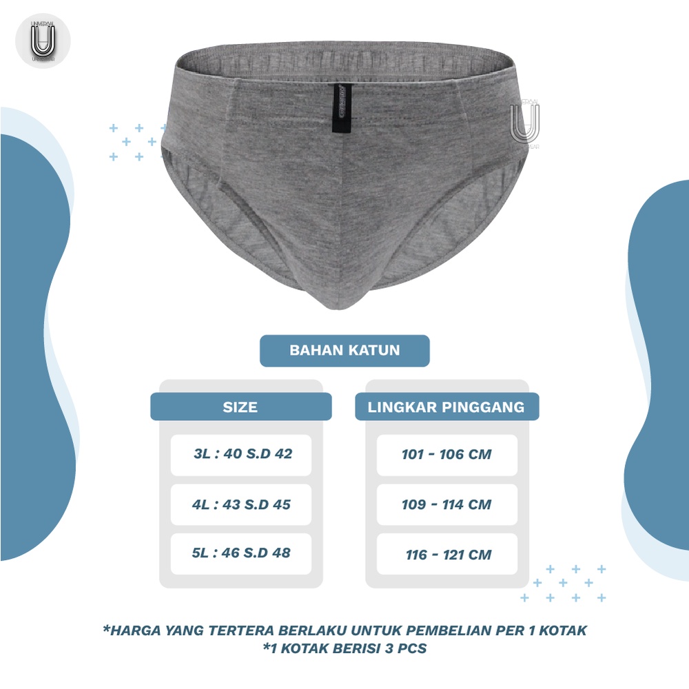 Sempak Laki Laki Dewasa Celana Dalam Pria Champiro Kode C.0312-B Terlaris By Universal Underwear