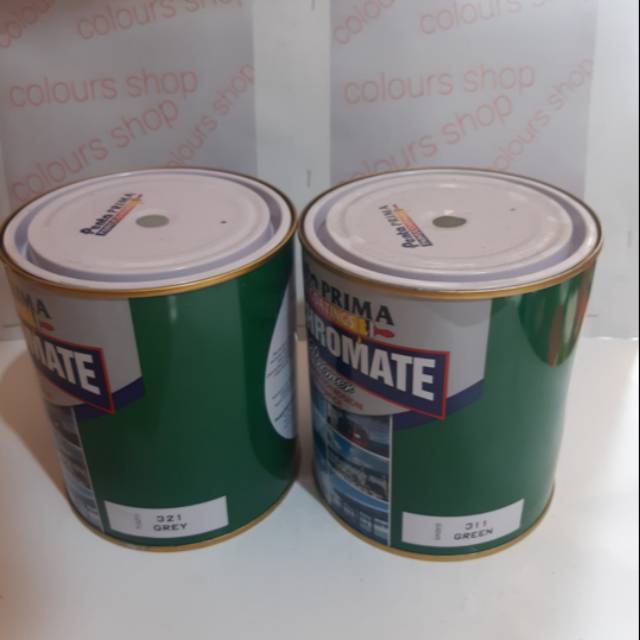 CAT PENTA ZINCHROMATE MENI WARNA  HIJAU/GREEN 311 &amp; ABU/GREY 321 ISI 1KG