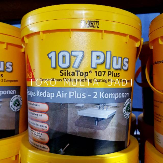 SIKA TOP 107 / pelapis anti bocor 2 komponen 4 kg / waterproofing sikatop plus seal