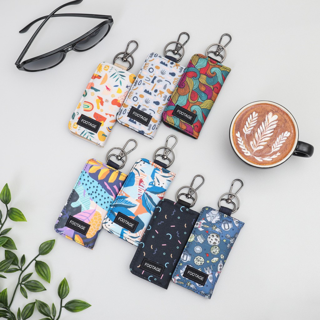 Dompet STNK E-TOLL SIM Mobil Motor Gantungan Kunci Motif Premium Footage