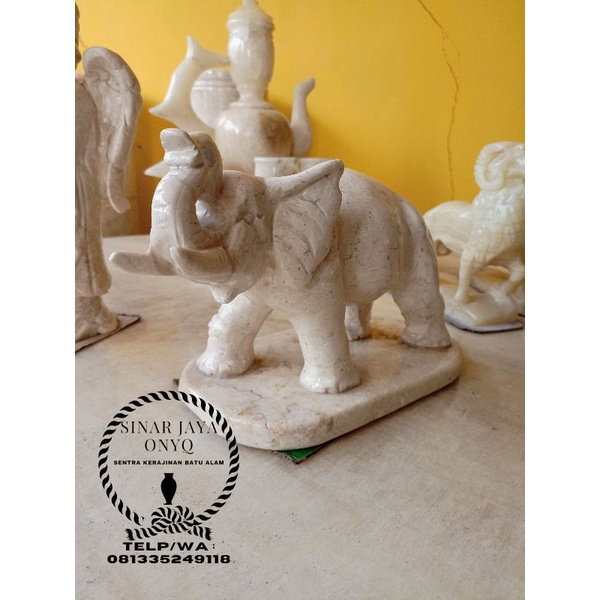 [NEW] PATUNG GAJAH / PATUNG GAJAH MARMER / PATUNG BATU