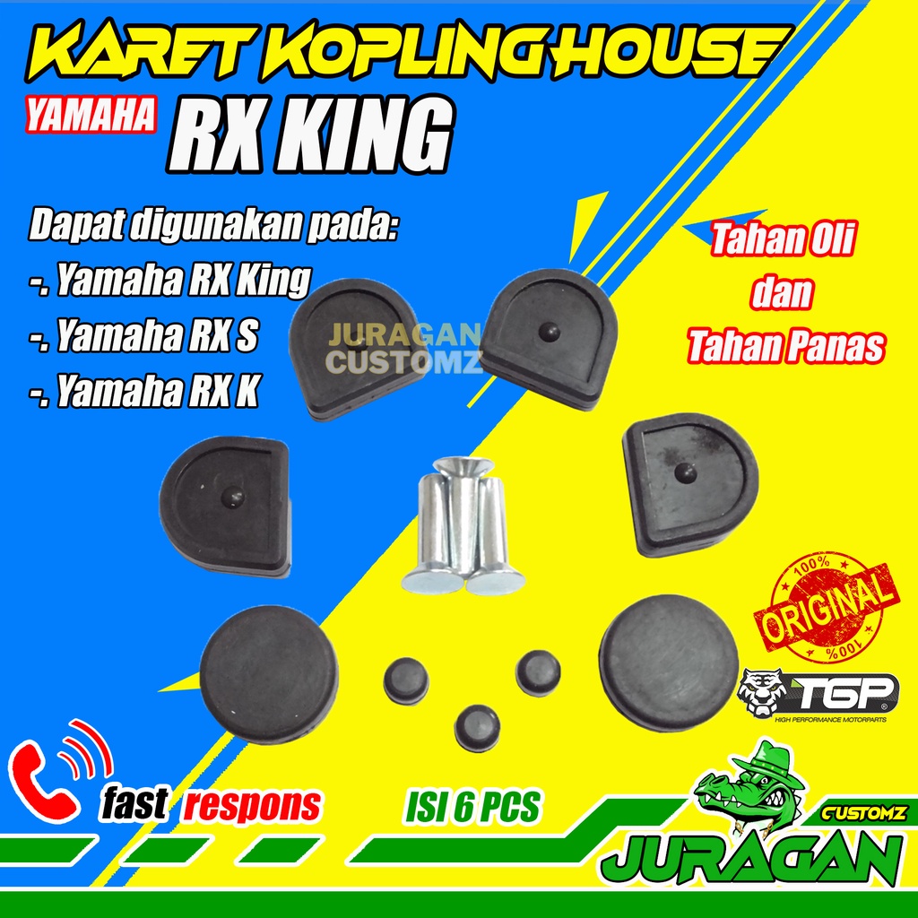 Karet Kopling Hose Karet Rumah Kopling KKH Yamaha RX King Original TGP House Dumper