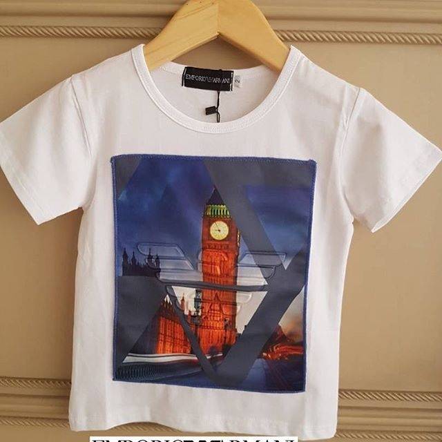 GA2386 ARMAN* BIG BEN TOP / kaos anak cowok import murah branded bagus korea