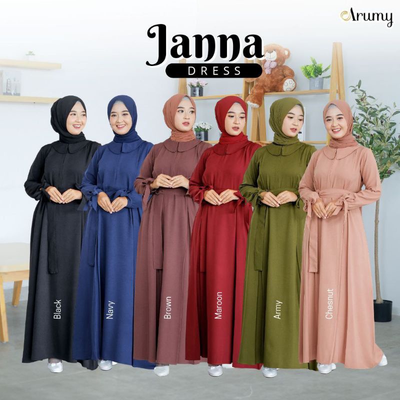 janna dress by arumy