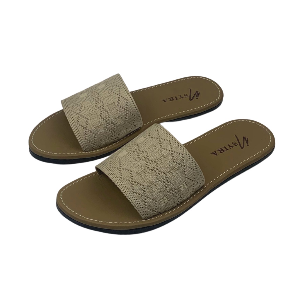 Insyira - Sandal Wanita Elzahara / Sandal Selop Wanita Non Slip / Sandal Rajut Import