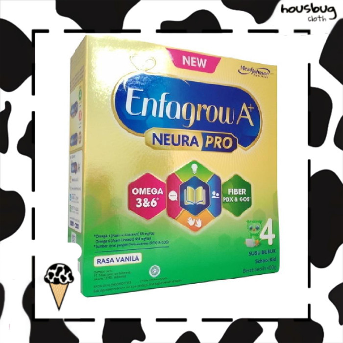 

ENFAGROW A + 4 Vanila Vanilla Susu Box 400g / 400 g