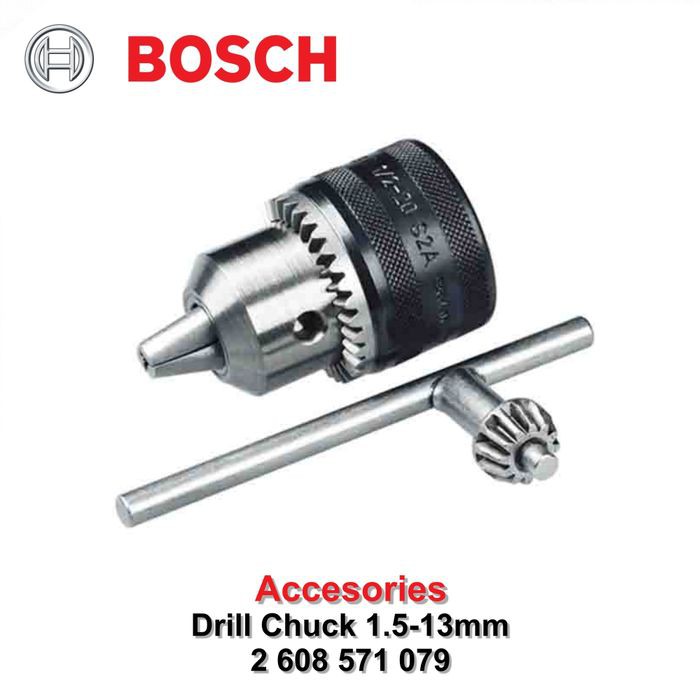 Kepala Bor Bosch 13 mm Original - Bosch Chuck Drill 1/2&quot; - 20 UNF