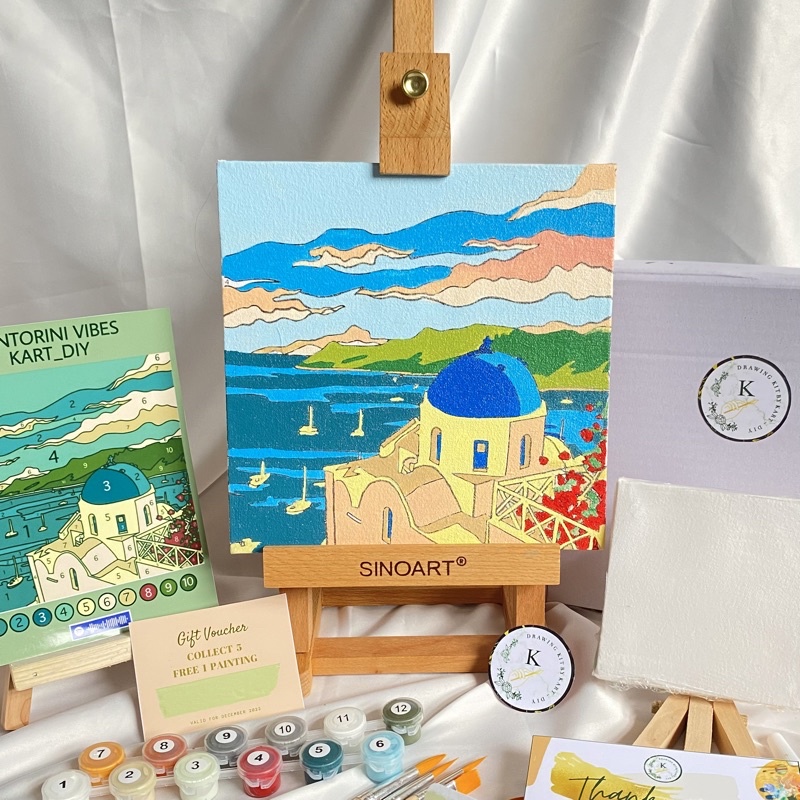 

Paint by number | Santorini Vibes
