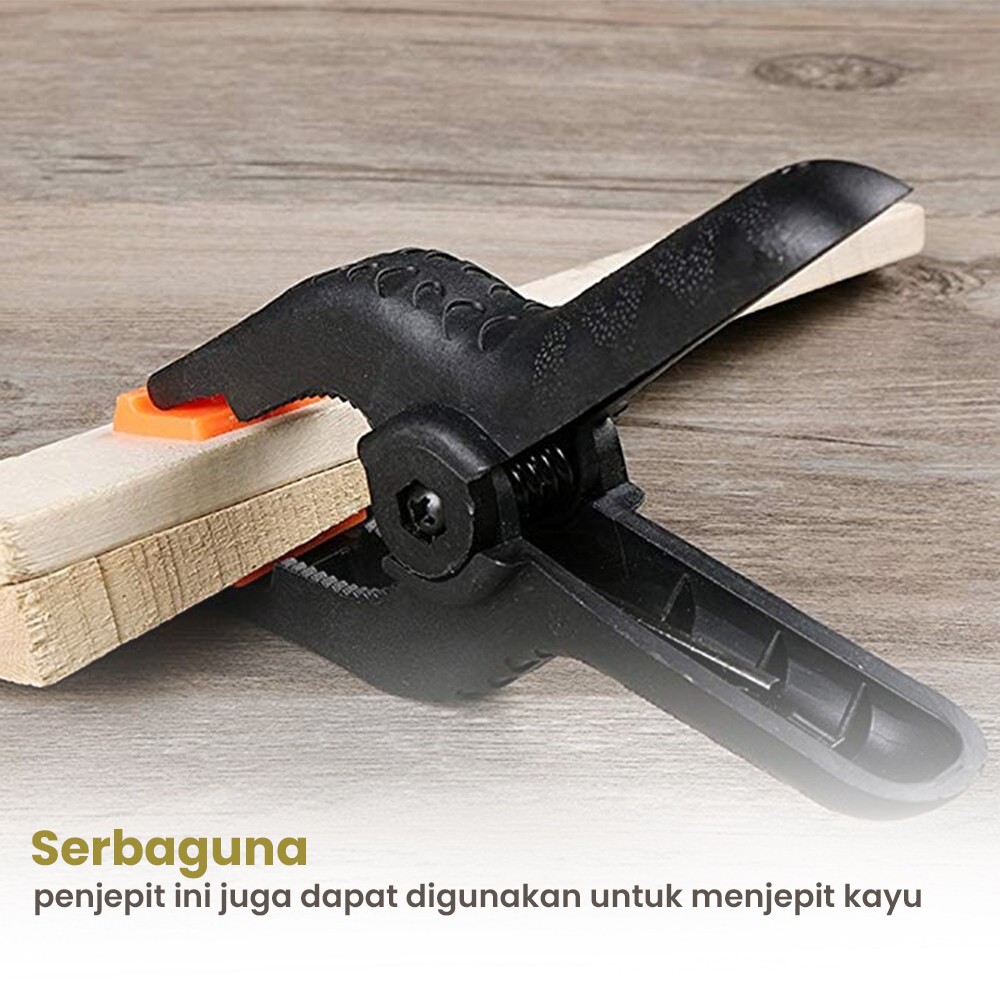 Klip Jepit Backdrop Studio Fotografi &amp; Papan Woodworking Spring Clamp 3 Inch