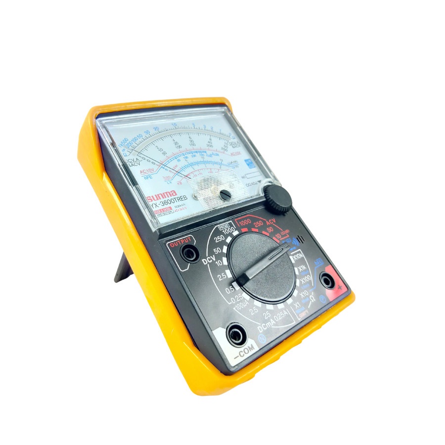 Multitester Analog Sunma YX3600TREB Multimeter YX-3600 TREB Avometer dengan Pelindung Karet SIAP PAKAI