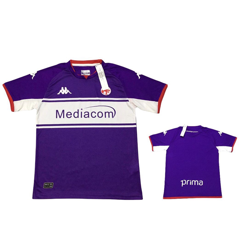 Jersey Sepak Bola Fiorentina Kandang Home 2022 Kualitas Grade Ori