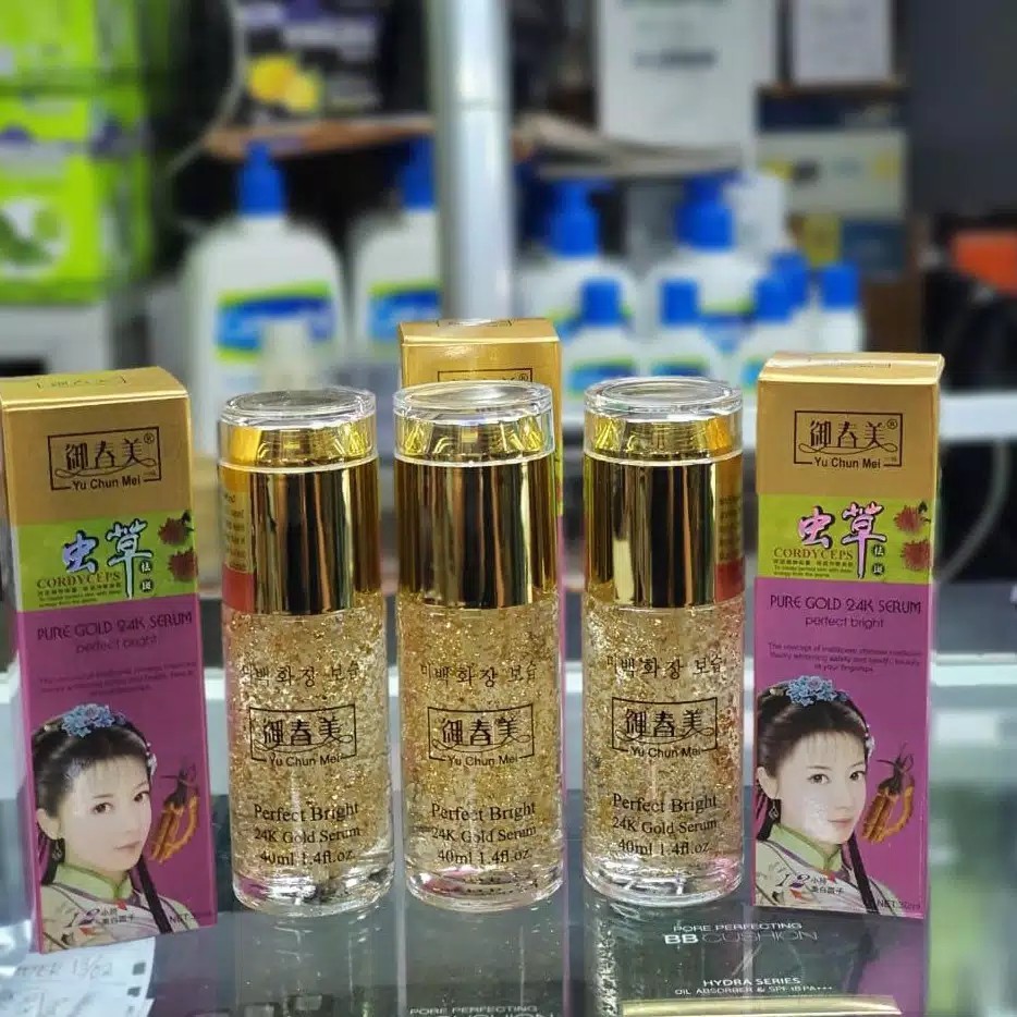 (CYBER) COD TERBARU Yu Chun Mei Pure Gold 24K Serum Original BPOM ORIGINAL 100% HARGA SATUAN