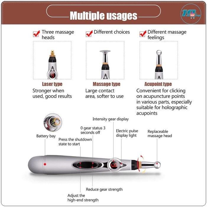 PENA AKUPUNTUR ELEKTRONIK AKUPUNTUR PEN MERIDIAN ENERGY PEN REFLEKSI